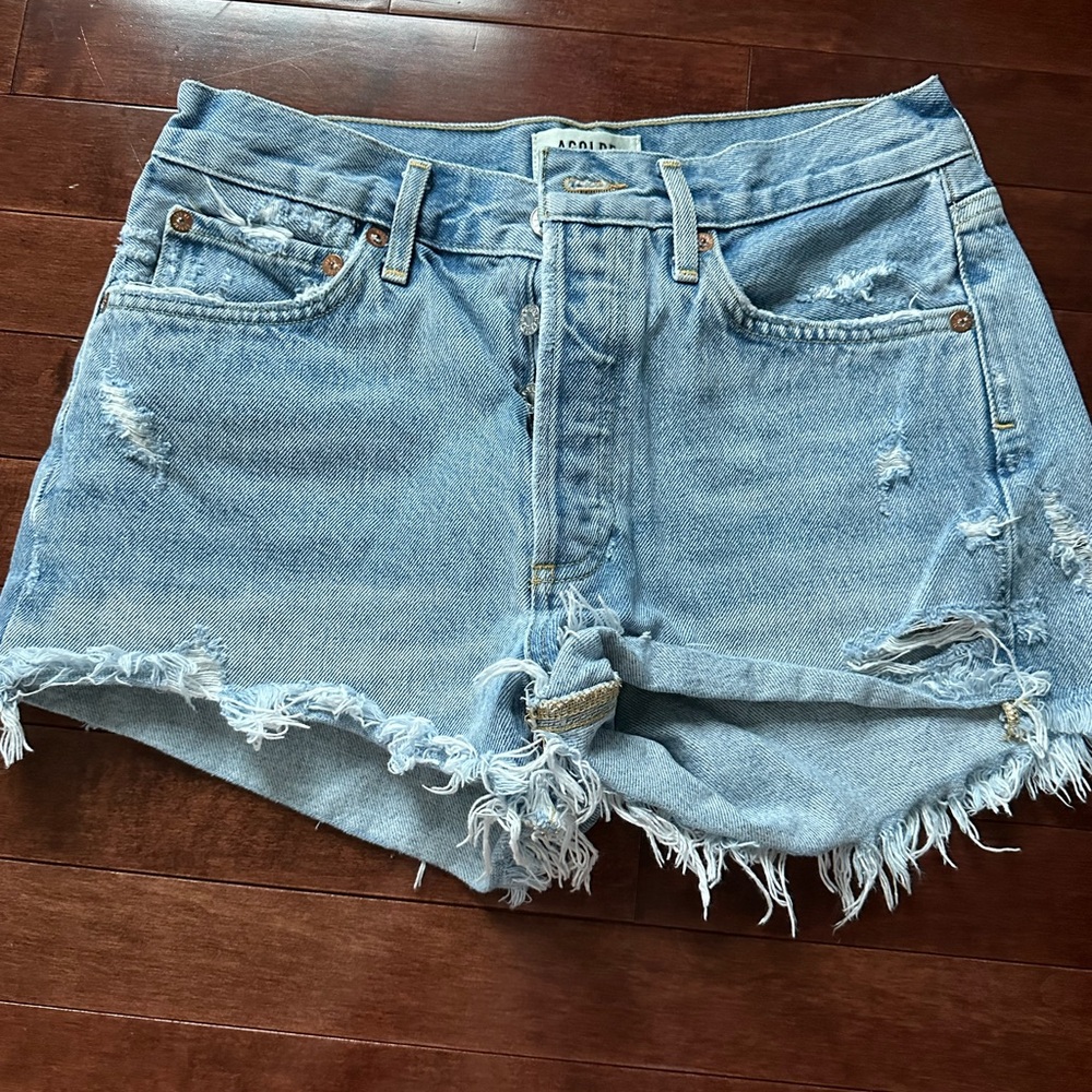 Agolde jean shorts